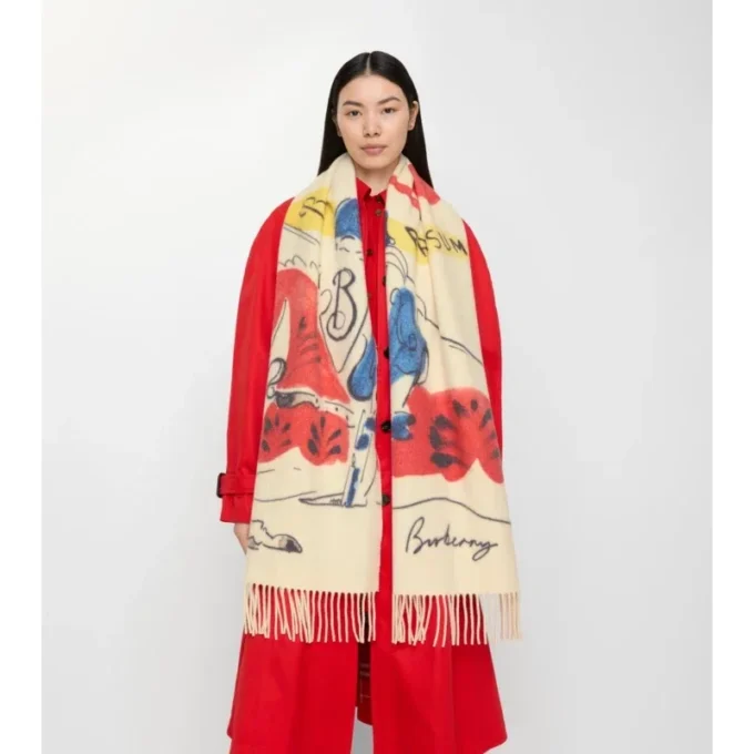 Akvarell EKD-kashmirscarf Akvarell EKD-kashmirscarf