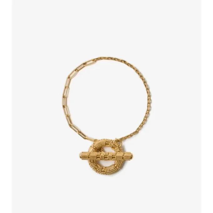 Armband med rutmönster i granuleringsstil och T-spänne Armband med rutmönster i granuleringsstil och T-spänne