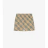 Badshorts med rutmönster Badshorts med rutmönster