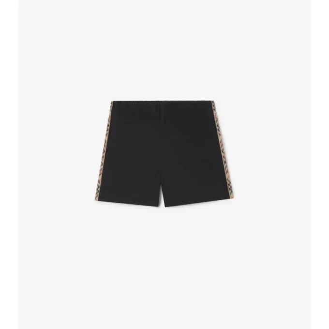 Badshorts med rutmönster Badshorts med rutmönster