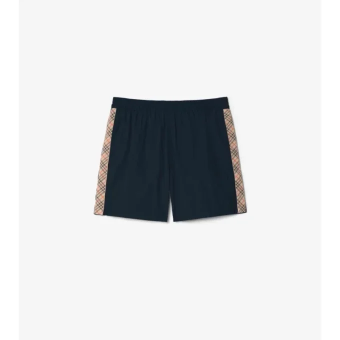 Badshorts med rutmönster Badshorts med rutmönster