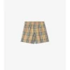 Badshorts med rutmönster Badshorts med rutmönster