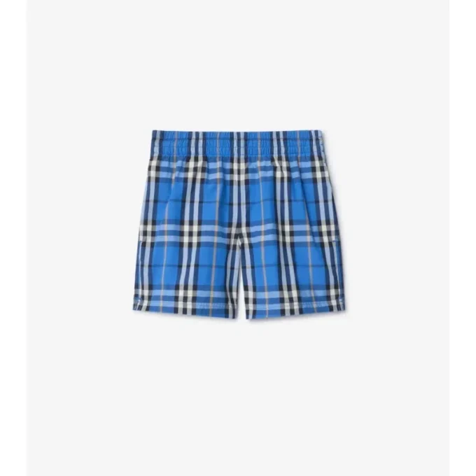 Badshorts med rutmönster Badshorts med rutmönster