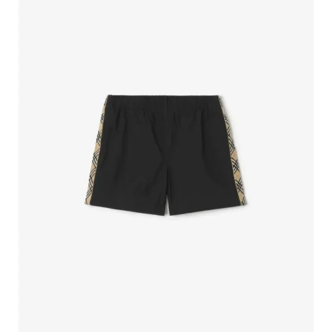 Badshorts med rutmönster Badshorts med rutmönster