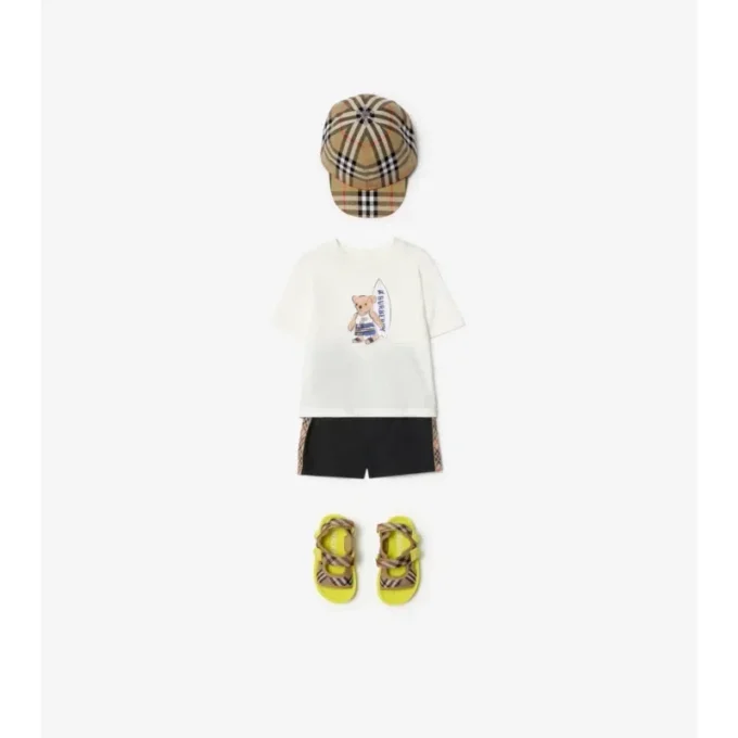 Badshorts med rutmönster Badshorts med rutmönster