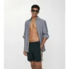 Badshorts med rutmönster Badshorts med rutmönster