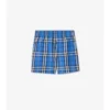 Badshorts med rutmönster Badshorts med rutmönster