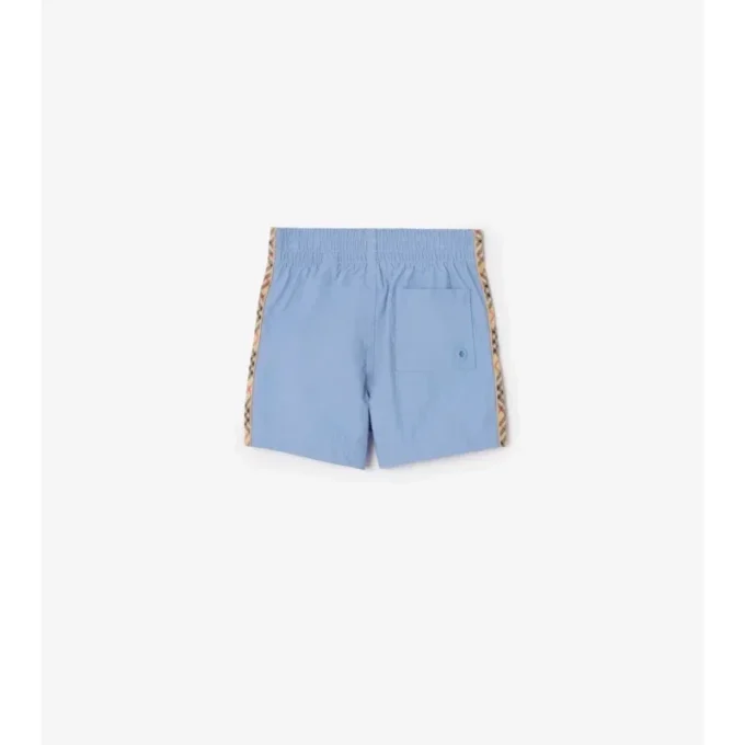 Badshorts med rutmönster Badshorts med rutmönster