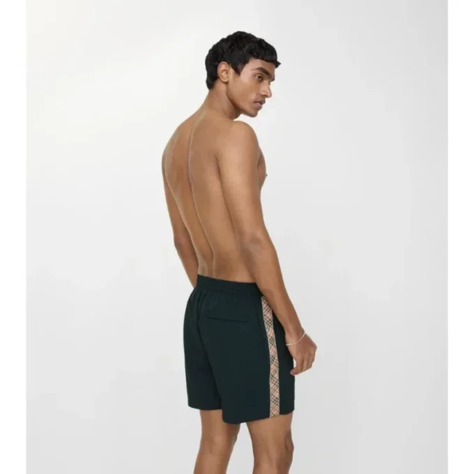 Badshorts med rutmönster Badshorts med rutmönster