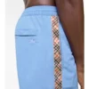 Badshorts med rutmönster Badshorts med rutmönster
