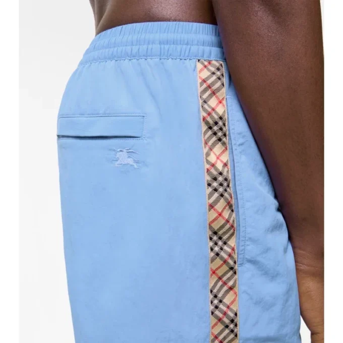Badshorts med rutmönster Badshorts med rutmönster
