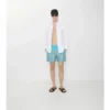 Badshorts med rutmönster i ton-i-ton Badshorts med rutmönster i ton-i-ton