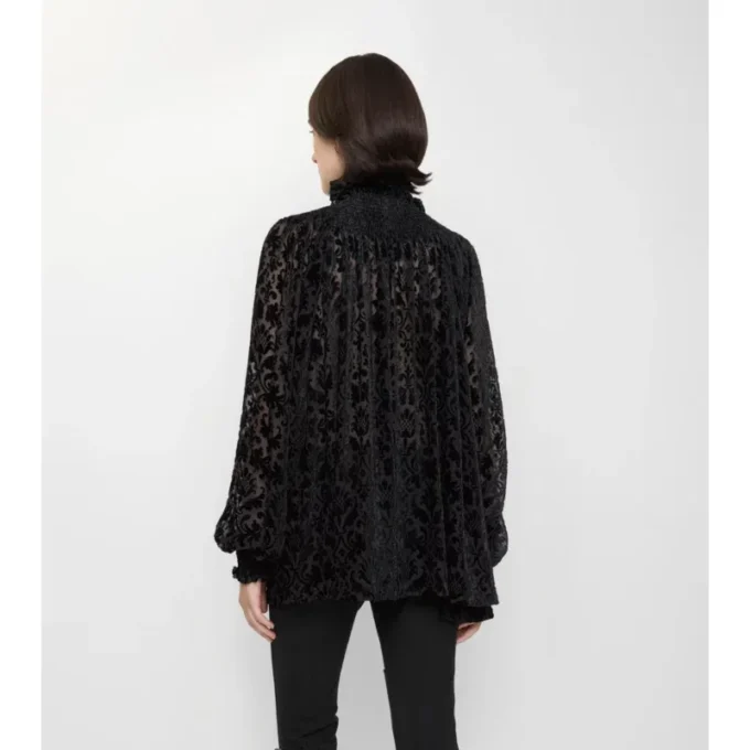Barockblus i sammet av silkesblandning Barockblus i sammet av silkesblandning