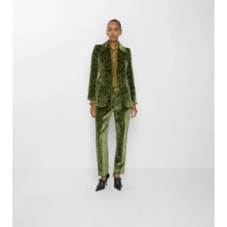 Baroque Velvet Tailored Trousers