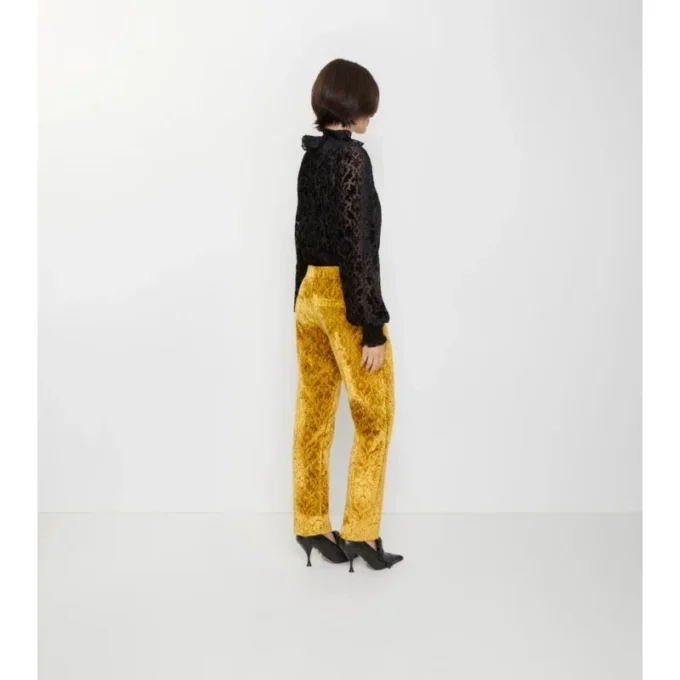 Baroque Velvet Tailored Trousers Baroque Velvet Tailored Trousers
