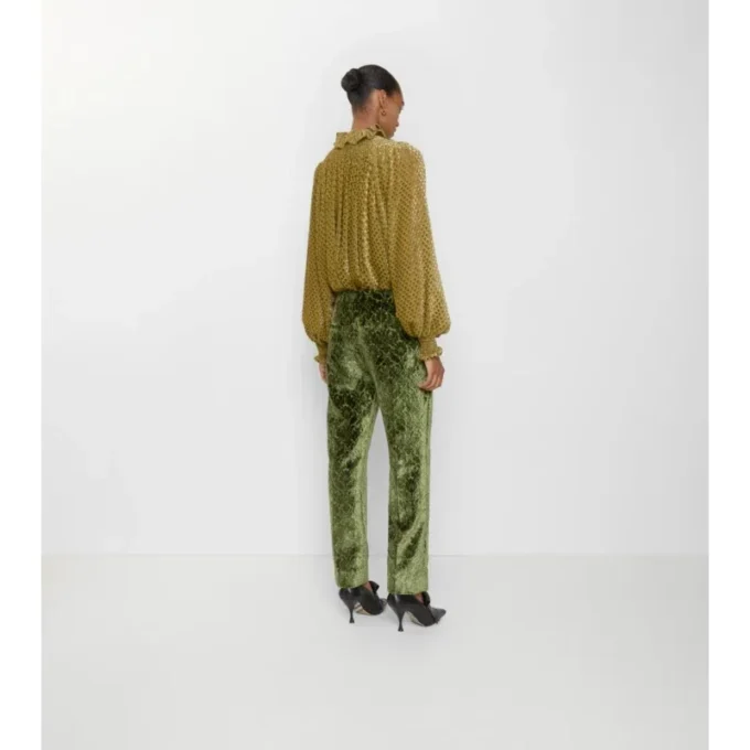 Baroque Velvet Tailored Trousers Baroque Velvet Tailored Trousers