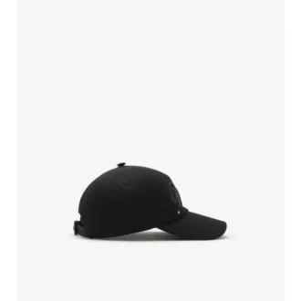 Baseballkeps i Gabardine med kursivt Burberry-mönster
