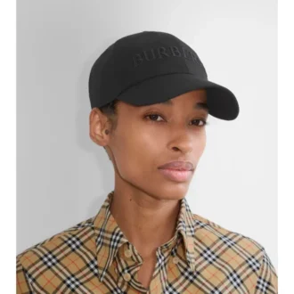 Baseballkeps i Gabardine med logotyp