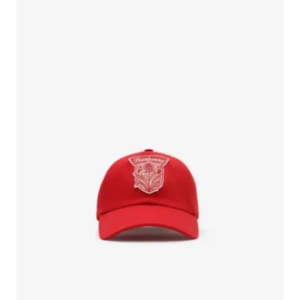 Baseballkeps i Gabardine med tistelsköld