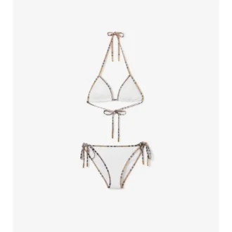 Bikini med rutmönster