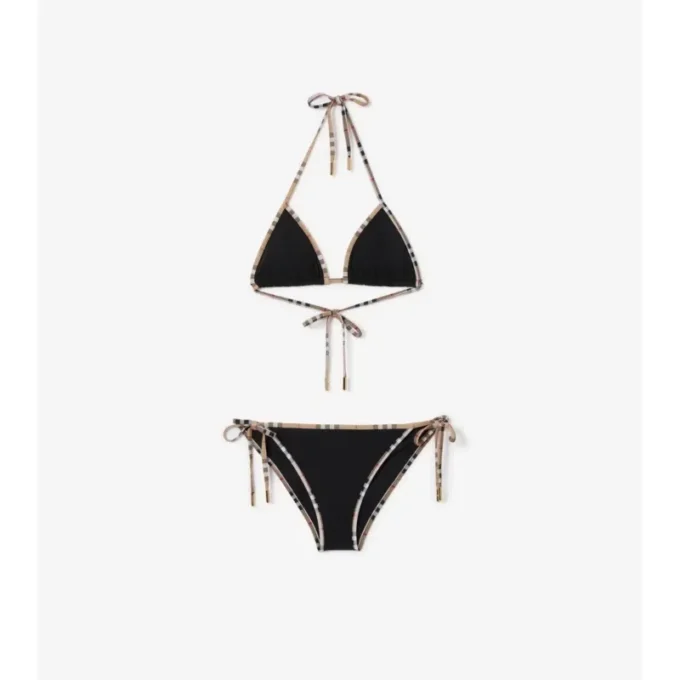 Bikini med rutmönster Bikini med rutmönster