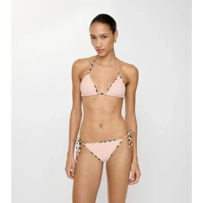 Bikinitopp med rutmönster Bikinitopp med rutmönster