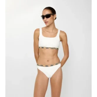 Bikinitopp med rutmönster Bikinitopp med rutmönster