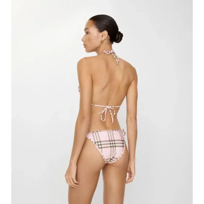 Bikinitopp med rutmönster Bikinitopp med rutmönster