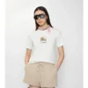 Blommigt EKD-t-shirt i bomull Blommigt EKD-t-shirt i bomull
