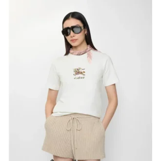 Blommigt EKD-t-shirt i bomull