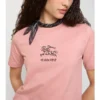 Blommigt EKD-t-shirt i bomull Blommigt EKD-t-shirt i bomull