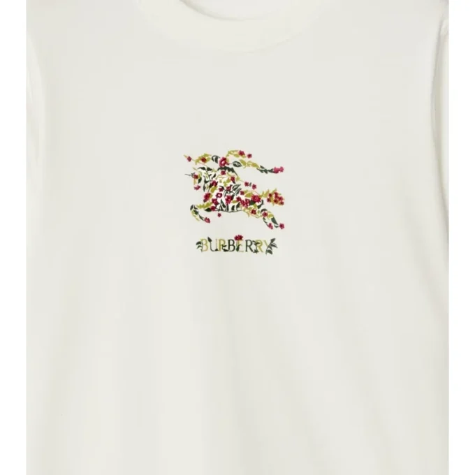 Blommigt EKD-t-shirt i bomull Blommigt EKD-t-shirt i bomull