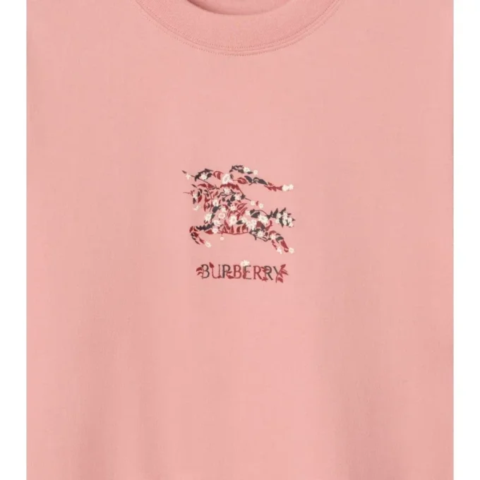Blommigt EKD-t-shirt i bomull Blommigt EKD-t-shirt i bomull
