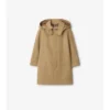 Bomullskappa med huva som Car Coat Bomullskappa med huva som Car Coat