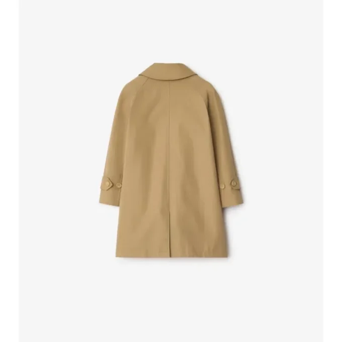 Bomullskappa med huva som Car Coat Bomullskappa med huva som Car Coat