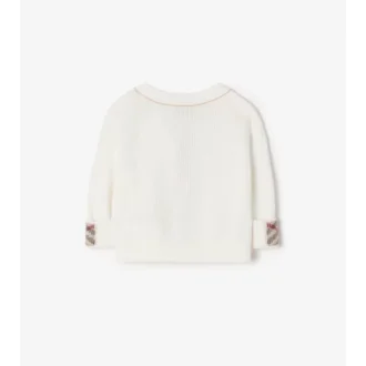 Bomullskofta med logotyp