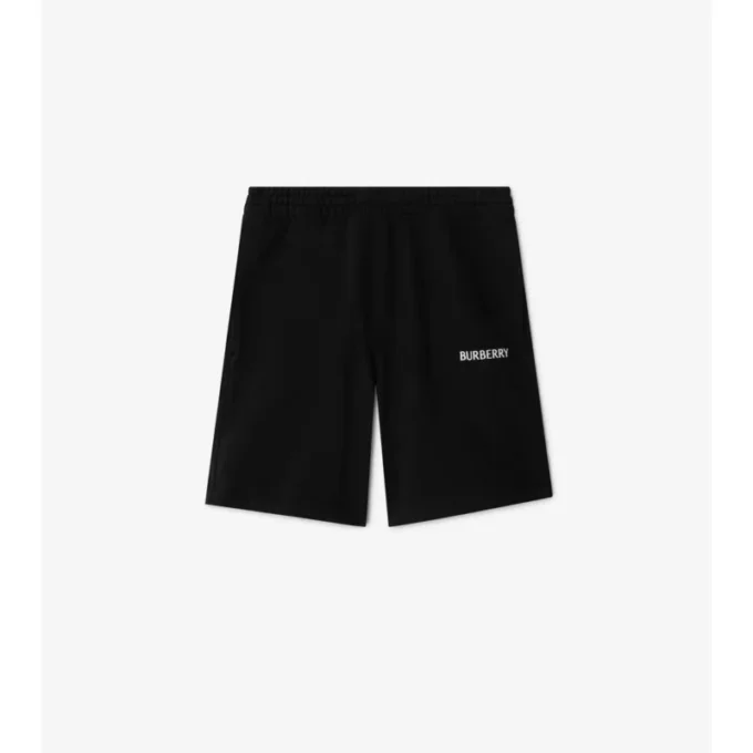 Bomullsshorts med logotyp Bomullsshorts med logotyp