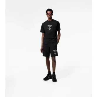 Bomullsshorts med rutmönster