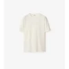 Bomullst-shirt med kursivt logotypmönster Bomullst-shirt med kursivt logotypmönster