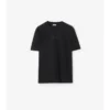 Bomullst-shirt med kursivt logotypmönster Bomullst-shirt med kursivt logotypmönster
