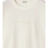 Bomullst-shirt med kursivt logotypmönster Bomullst-shirt med kursivt logotypmönster