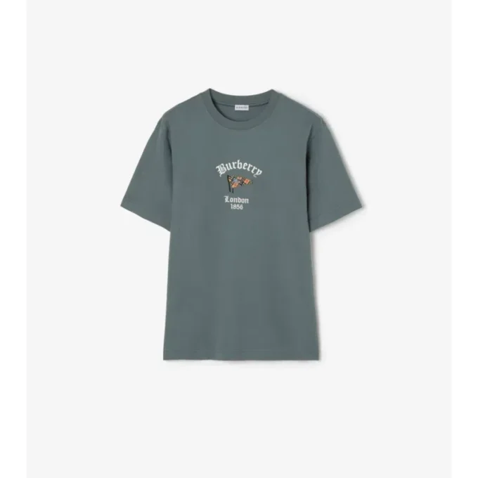 Bomullst-shirt med rutmönster Bomullst-shirt med rutmönster