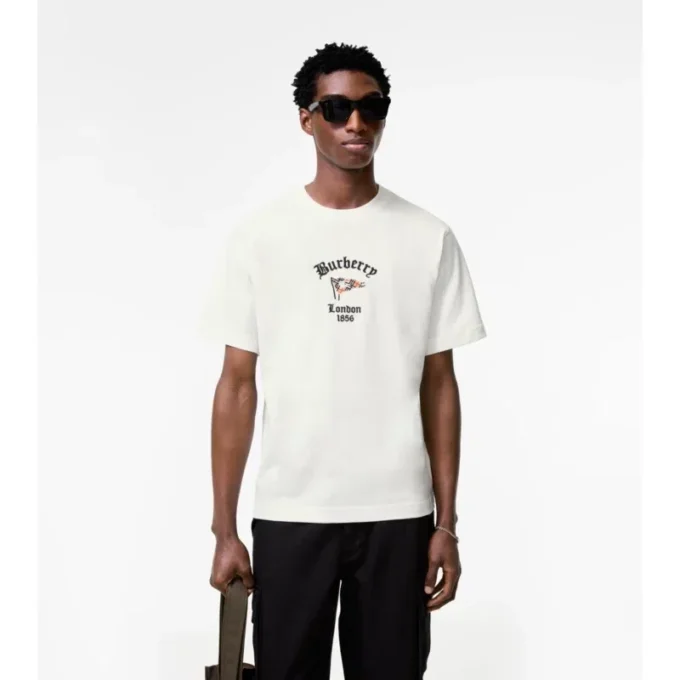 Bomullst-shirt med rutmönster Bomullst-shirt med rutmönster