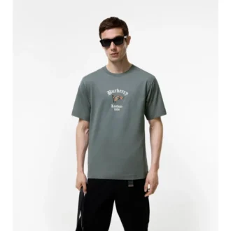 Bomullst-shirt med rutmönster