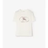 Bomullst-shirt med rutmönster och riddarmotiv Bomullst-shirt med rutmönster och riddarmotiv