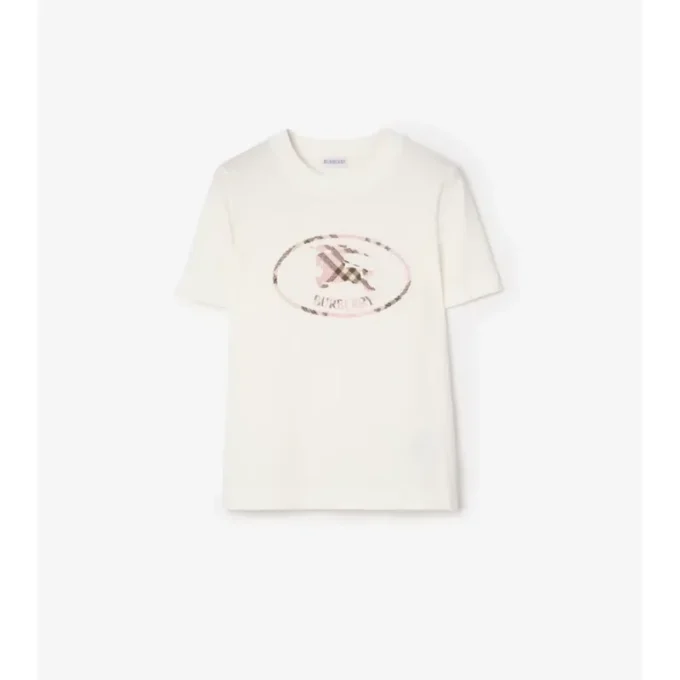 Bomullst-shirt med rutmönster och riddarmotiv Bomullst-shirt med rutmönster och riddarmotiv