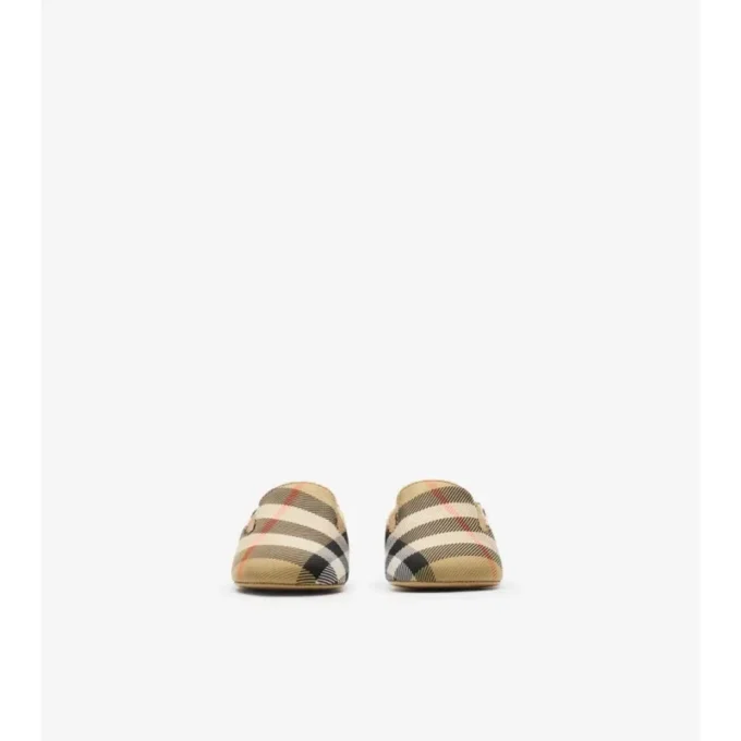Booties i nylonblandning med rutmönster Booties i nylonblandning med rutmönster