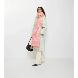 Bred blommig EKD-kashmirscarf