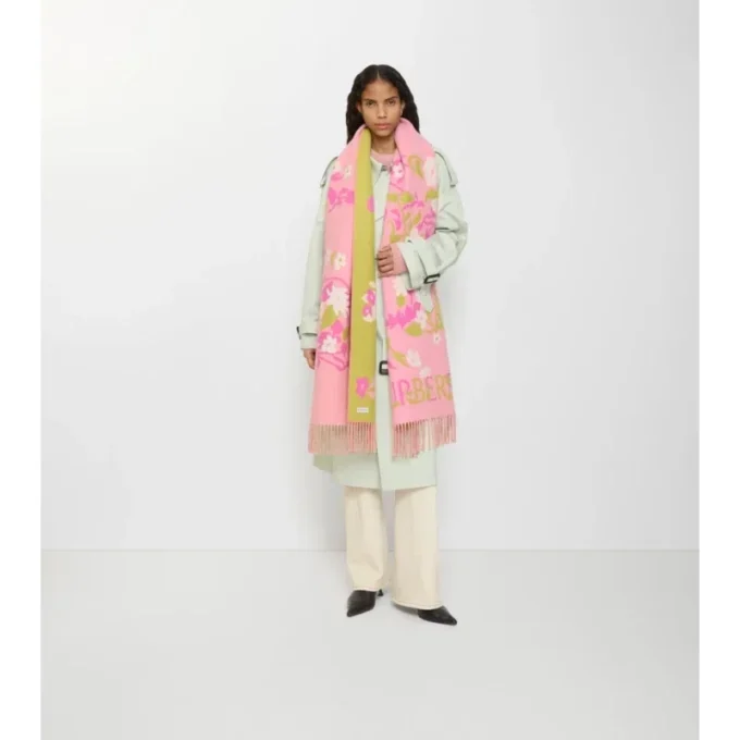 Bred blommig EKD-kashmirscarf Bred blommig EKD-kashmirscarf