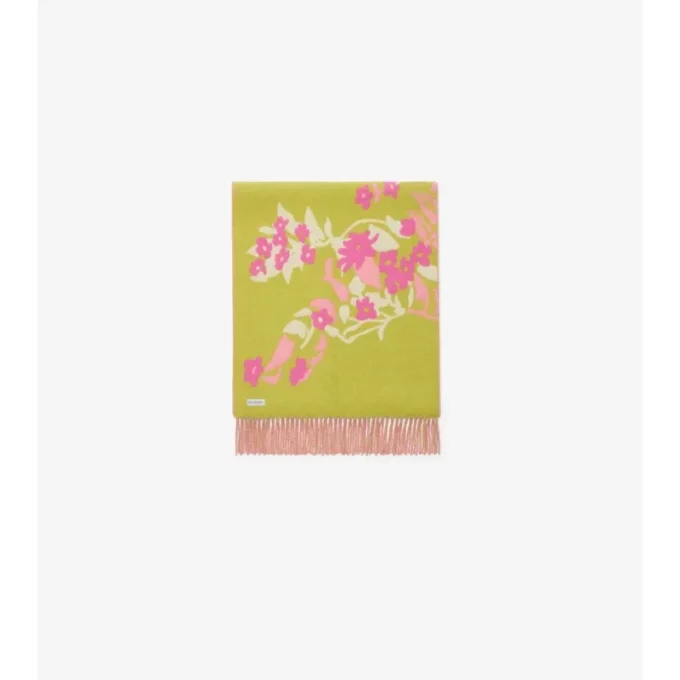 Bred blommig EKD-kashmirscarf Bred blommig EKD-kashmirscarf